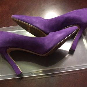 Nine West high heel  Color purple size 10